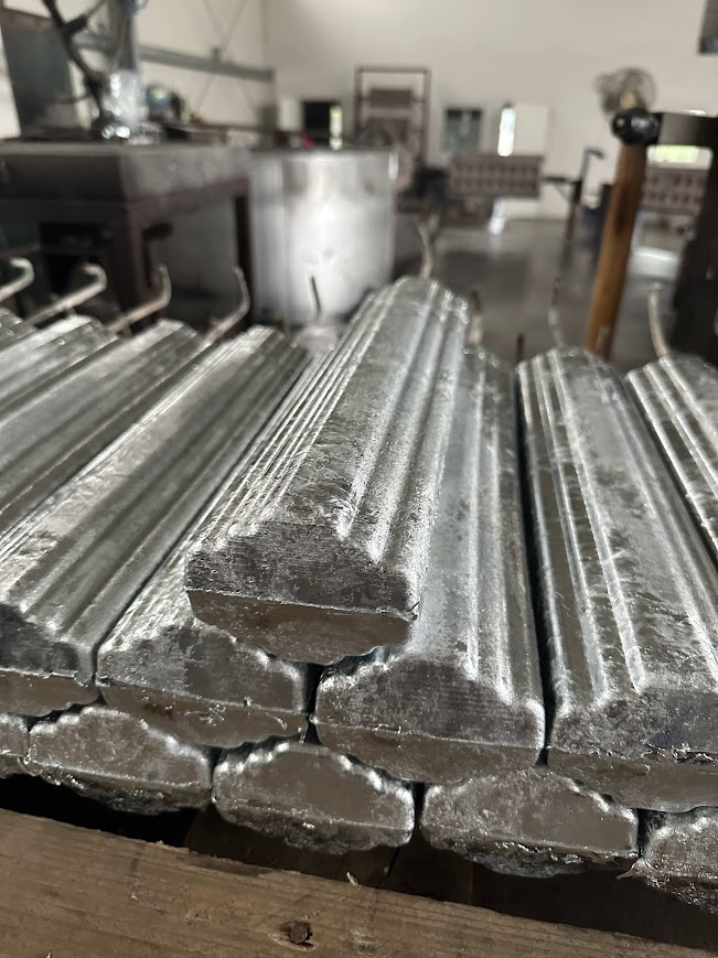 Feinzinkanoden Produktion